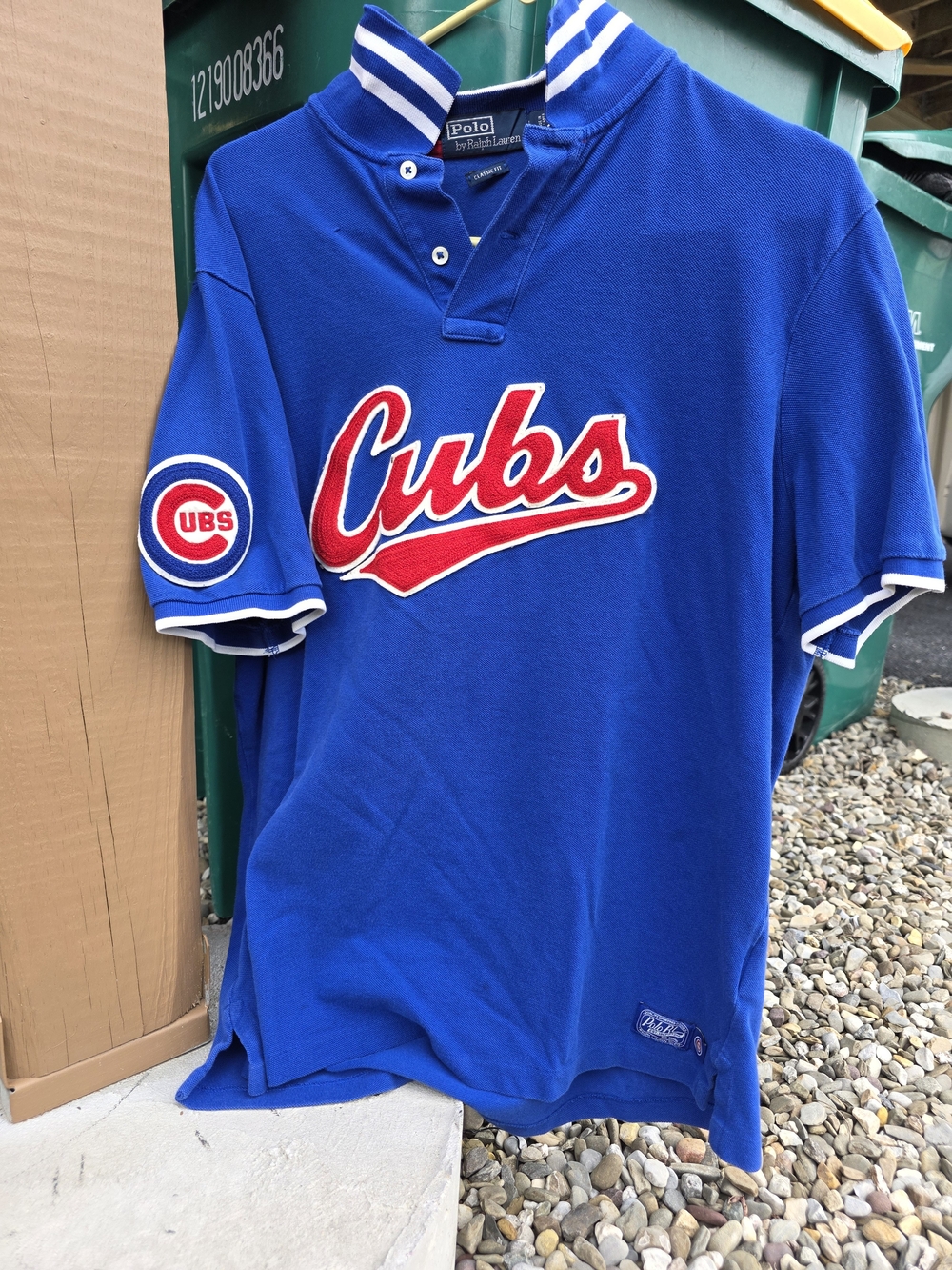 Polo by Ralph Lauren Royal Blue Chicago Cubs Polo Shirt with Red Script